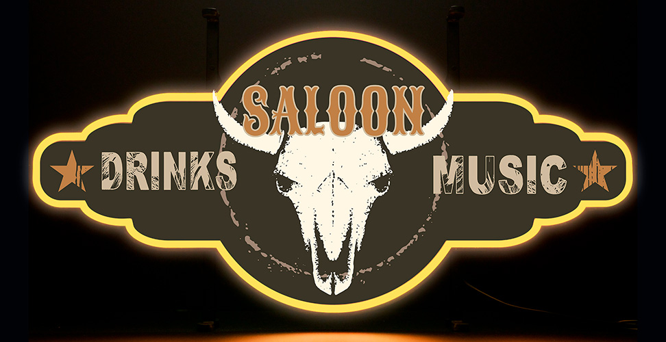 Contour Neon LED - Saloon