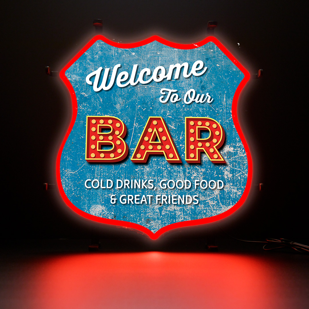 Contour Neon LED - Welcome to our Bar