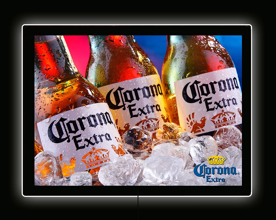 Backlight - Corona bottles