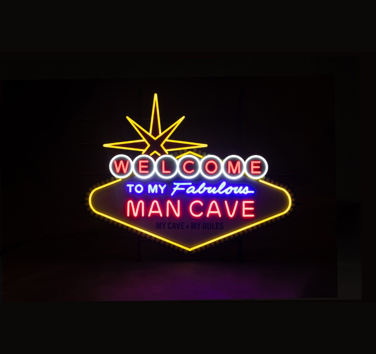 Welcome to my Fabulous Man Cave - Neon LED