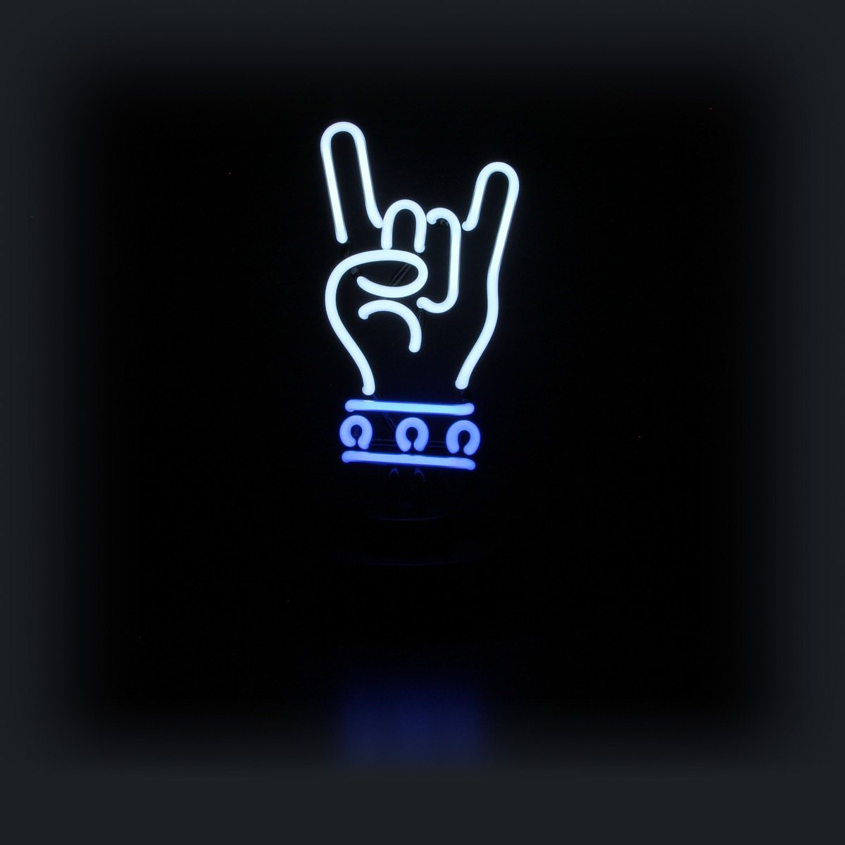 Neon Sculpture - Rock Hand